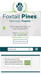 Mobile Screenshot of foxtailpinesvet.com
